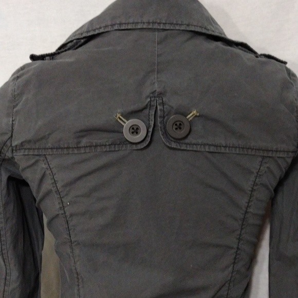 Free People Lightweight Double Breasted Chambray Trench Coat Size 4 - Picture 5 of 7